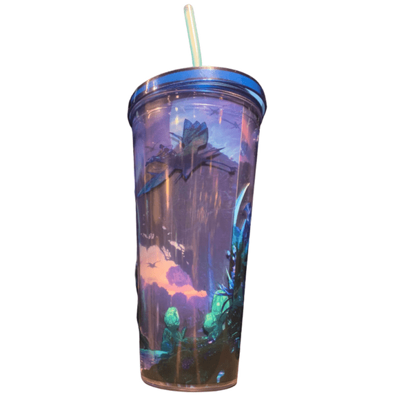 Disney Parks Pandora Avatar Way of Water Tumbler with Straw New with Tag