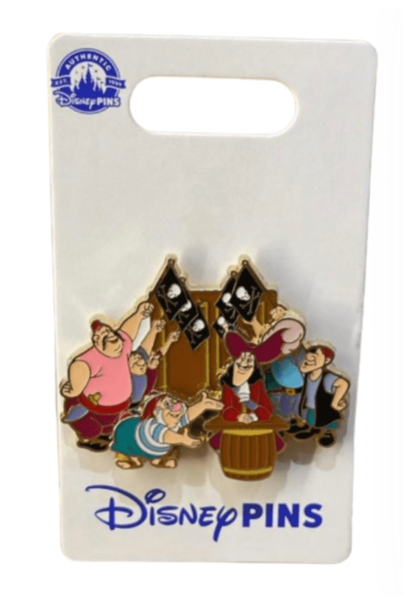Peter Pan Hook's Pirates Trading Pin New with Card