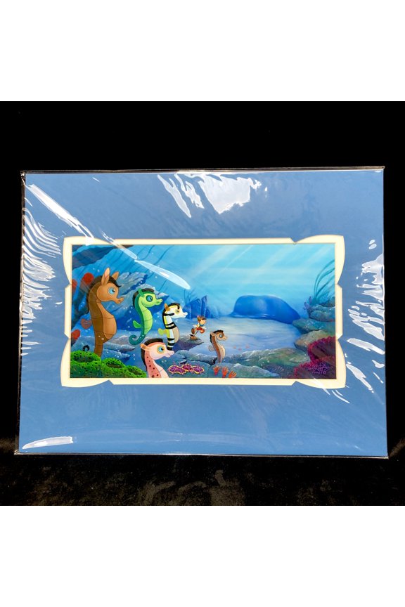 Parks Pinocchio Is That Monstro? Paul Lopez Deluxe Print 18 x 14