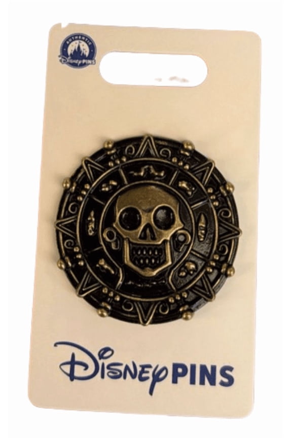 Parks Pirates of the Caribbean Aztec Gold Coin Pin New With Card