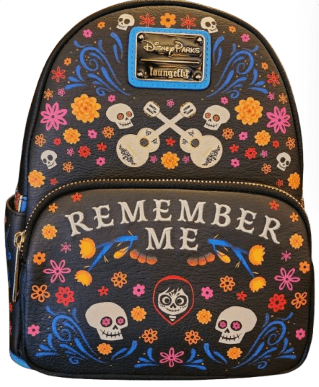 Disney Parks Pixar Coco Remember Me Miguel Loungefly Mini Backpack