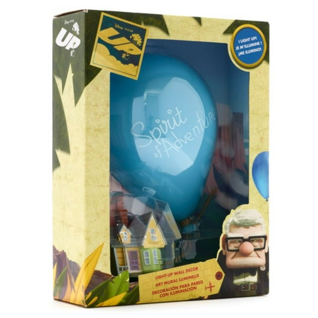 Disney Parks Pixar Up Adventure Awaits Light Up Wall Decor Art New with