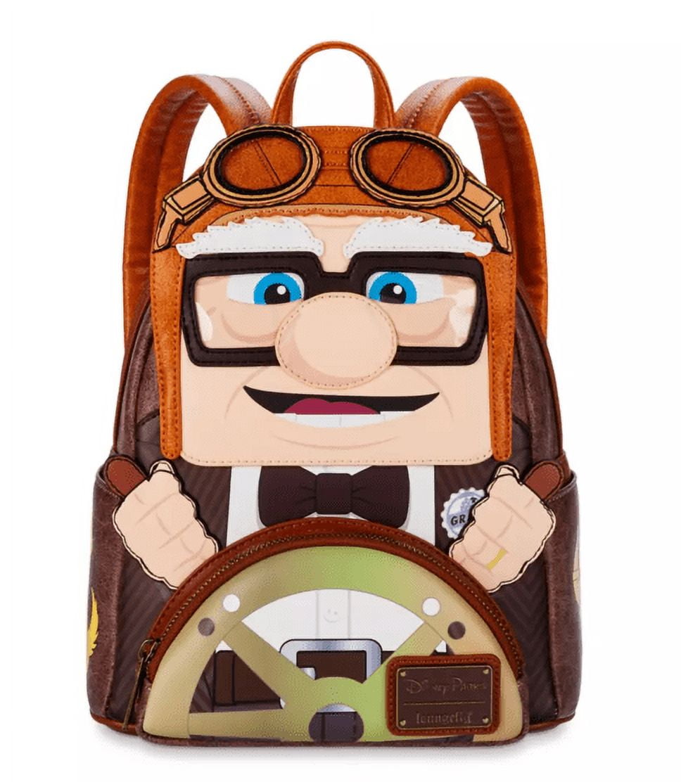 Disney Parks Pixar Up Carl Fredricksen Loungefly Mini Backpack New with Tags
