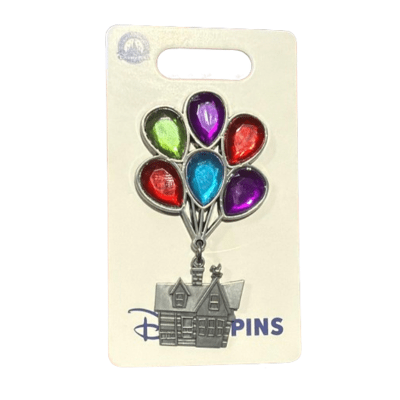 Disney Parks Pixar Up Gem Balloon House Dangle Pin New With Card