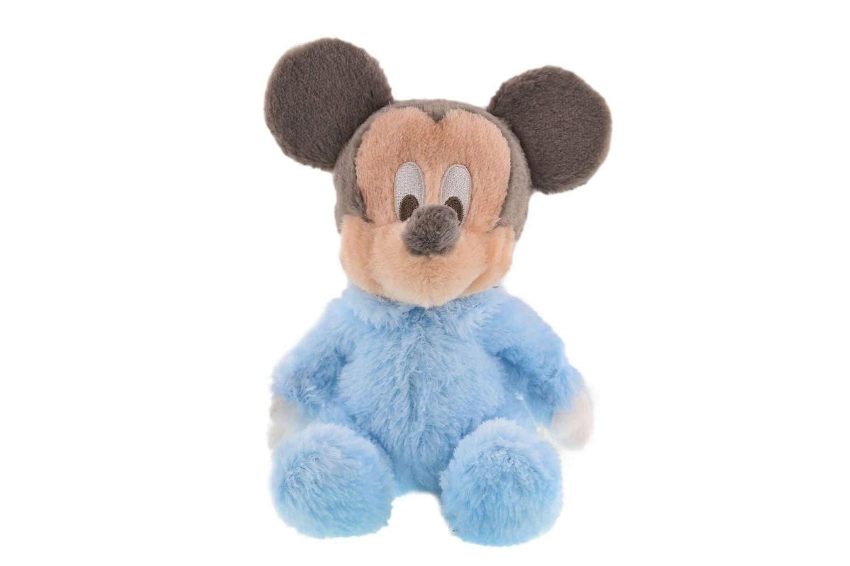 Disney Parks Plush Baby Mickey Mouse with Rattle Inside, 10"