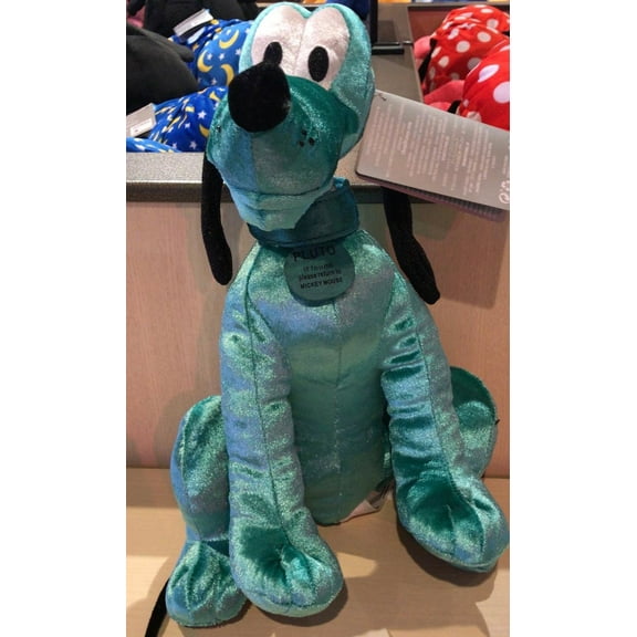 Disney Parks Pluto Velvet Medium Plush New with Tags