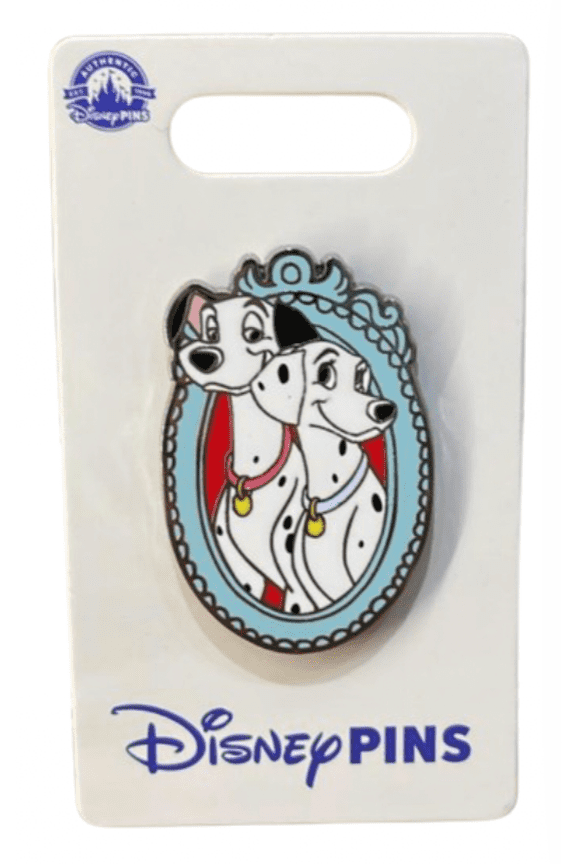 Pongo & Perdita Frame 101 Dalmatians Pin New with Card