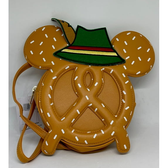 Disney Parks Pretzel Crossbody Germany Epcot Purse New