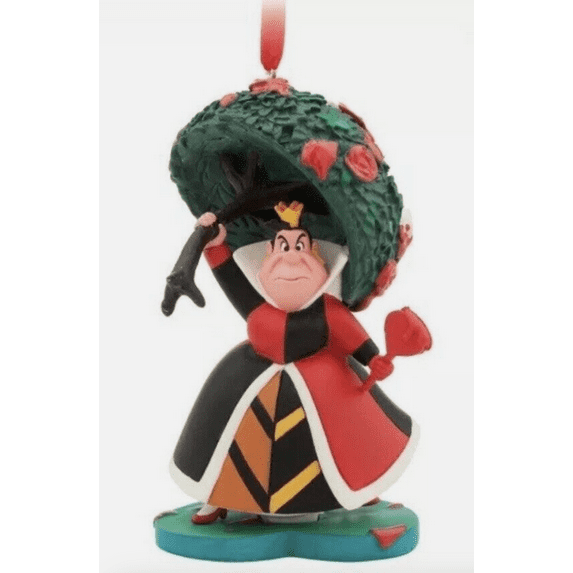 Disney Parks Queen Of Hearts Sketchbook Christmas Ornament New With Tag