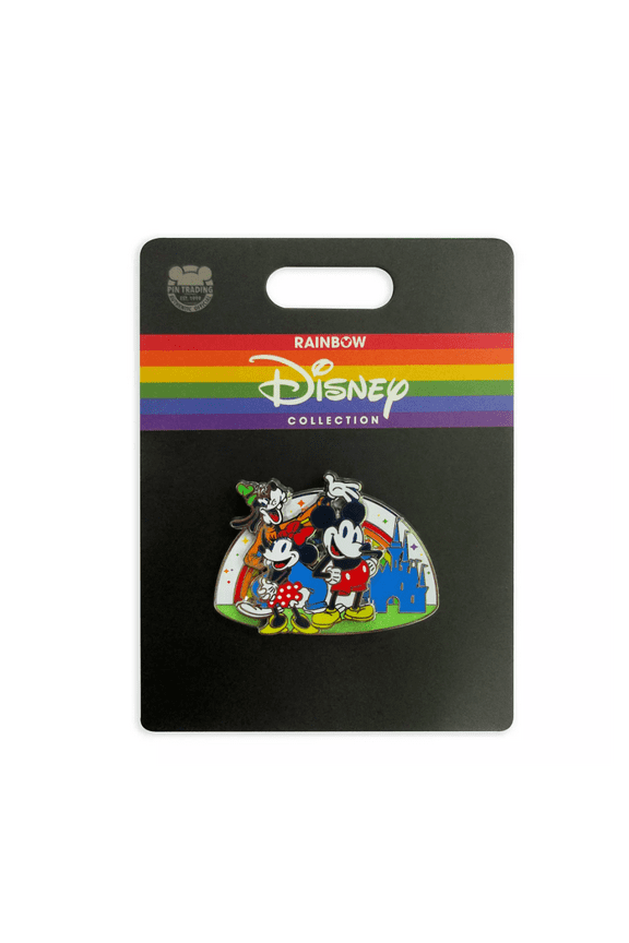 Parks Rainbow Collection Mickey and Friends Pin New with Card