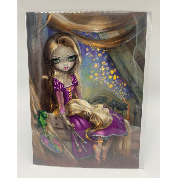 Disney Parks Rapunzel Postcard Wonderground Gallery New Sealed