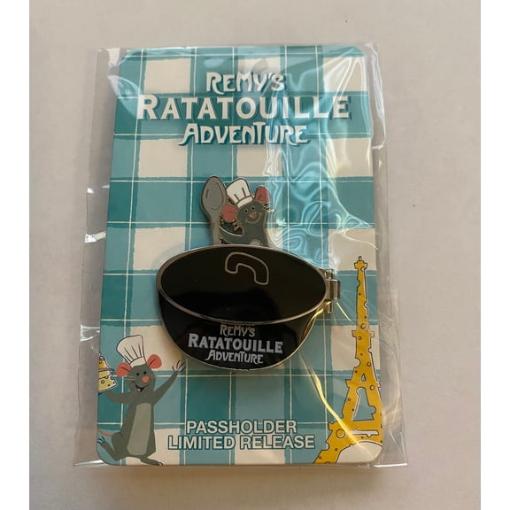 Disney Parks Remy Ratatouille Adventure Passholder Limited Release Pin New Card