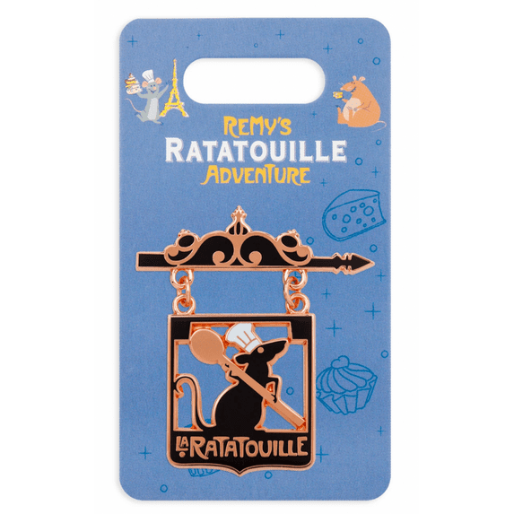 Disney Parks Remy Ratatouille Sign Pin Adventure New