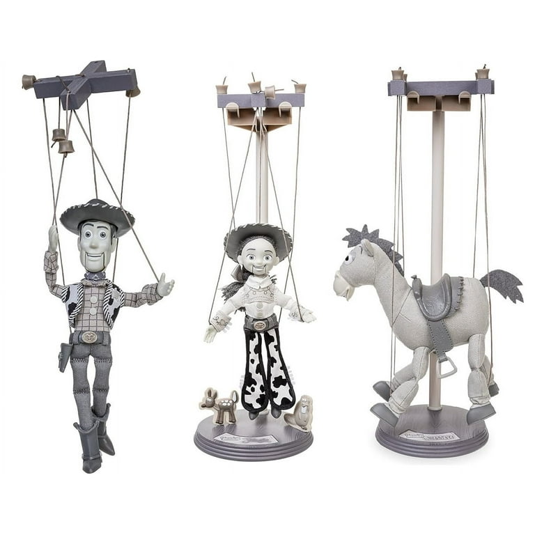 Disney Parks Set Of 3 Toy Story Woody's Roundup Marionette Black