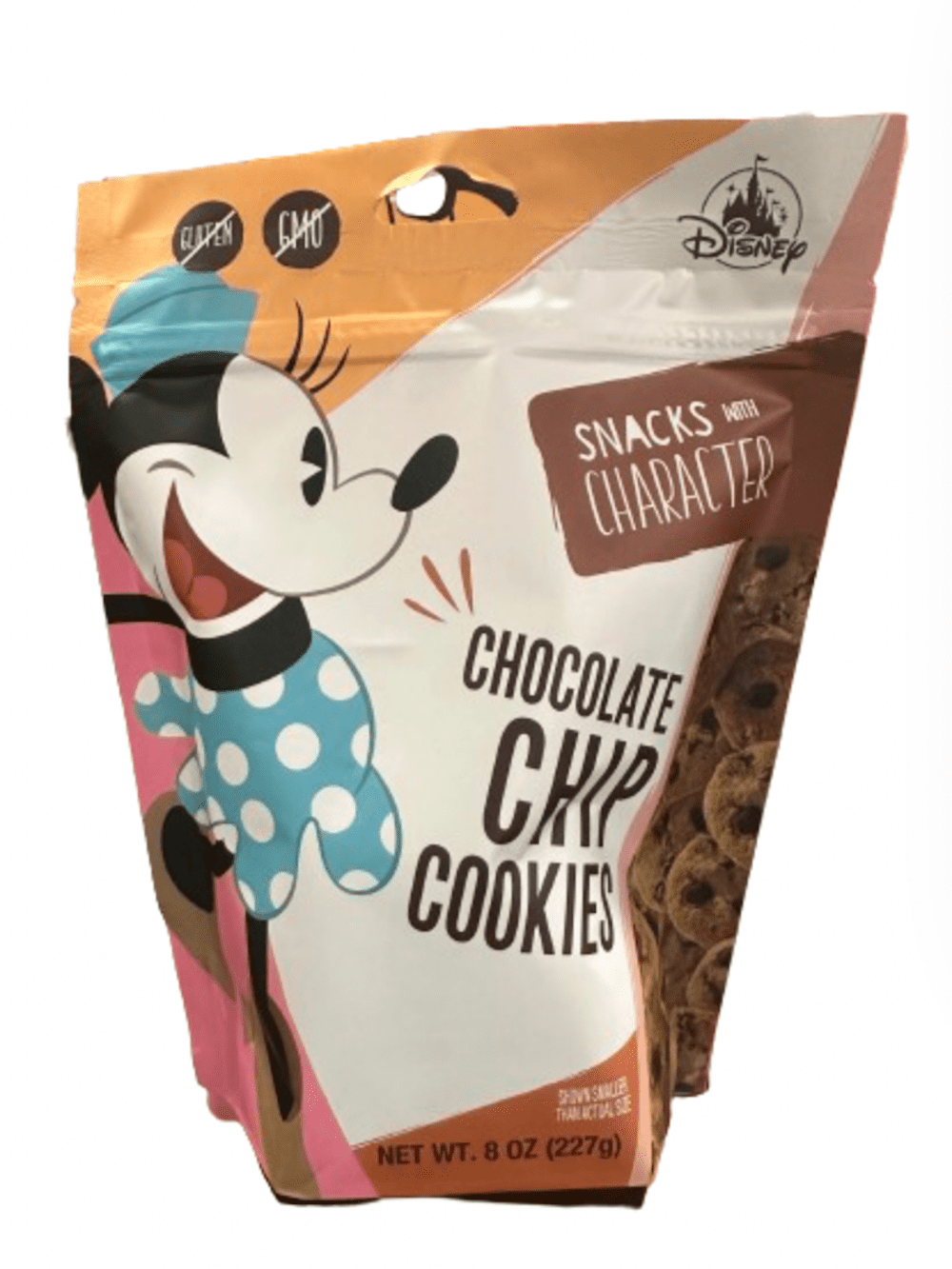 Disney Parks Snack with Character Minnie Chocolate Chip Cookies 8oz New Sealed