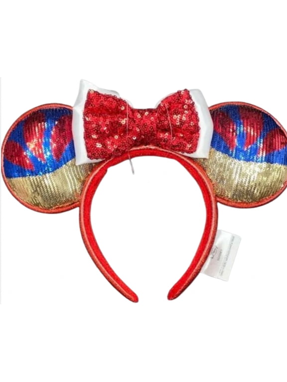 Parks Snow White Sequin Dress Ear Headband for Adults