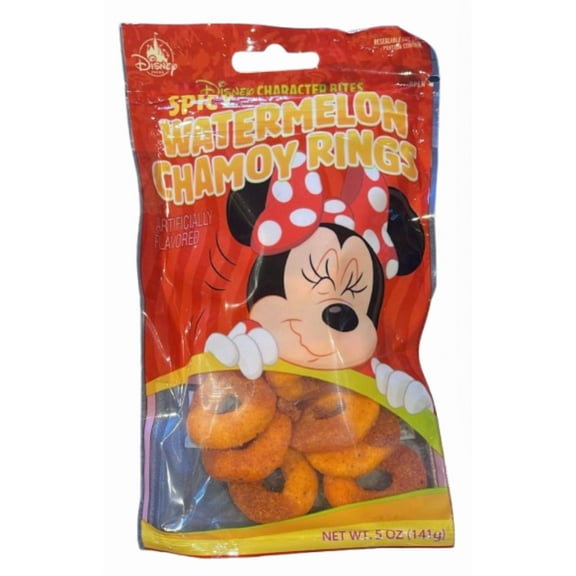 Disney Parks Spicy Watermelon Chamoy Rings Minnie Mouse Candy New Sealed