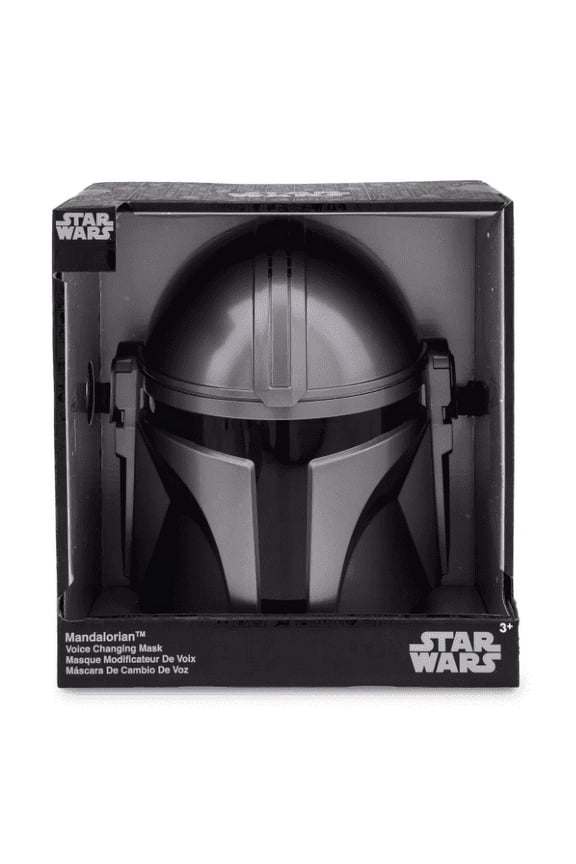 Parks Star War Gray Mandalorian Voice Changing Full Face Mask for Child