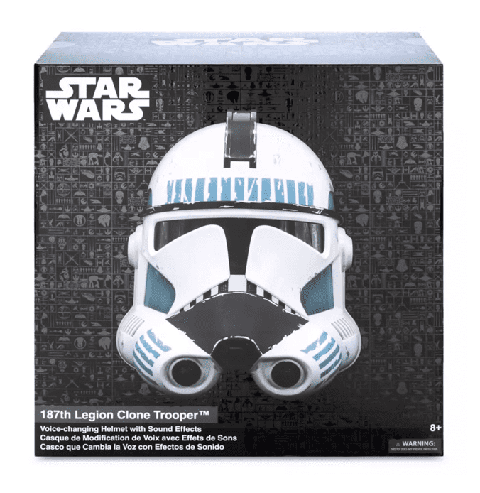 Disney Parks Star Wars 187th Legion Clone Trooper Helmet, Voice