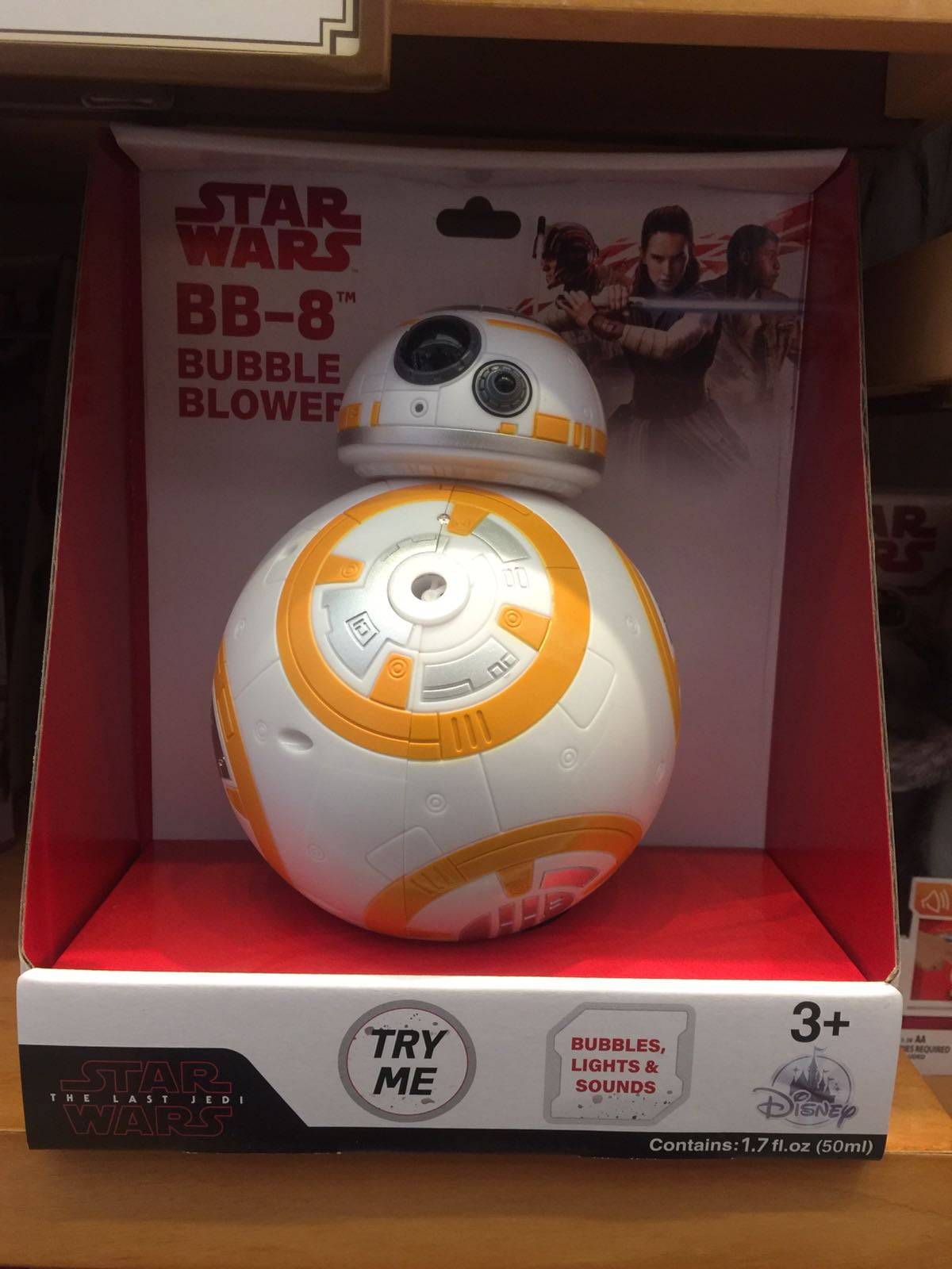 BB-8(スターウォーズ)しゃぼん玉(バブルブロワー) Disney-Parks