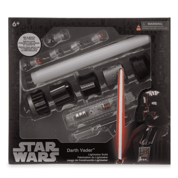 Disney Parks Star Wars Darth Vader Mini Buildable LIGHTSABER Toy New With Box