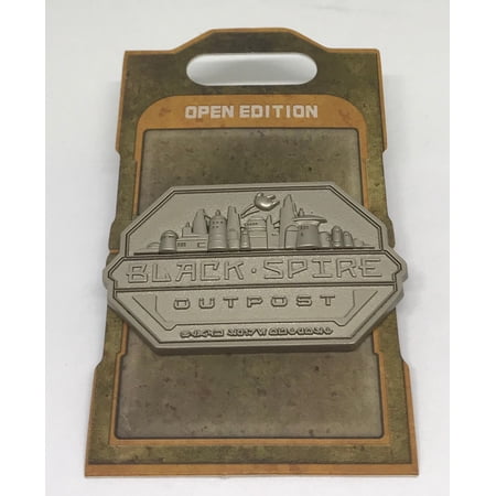 Disney Parks Star Wars Galaxy Edge Black Spire Outpost Logo Pin New with Card