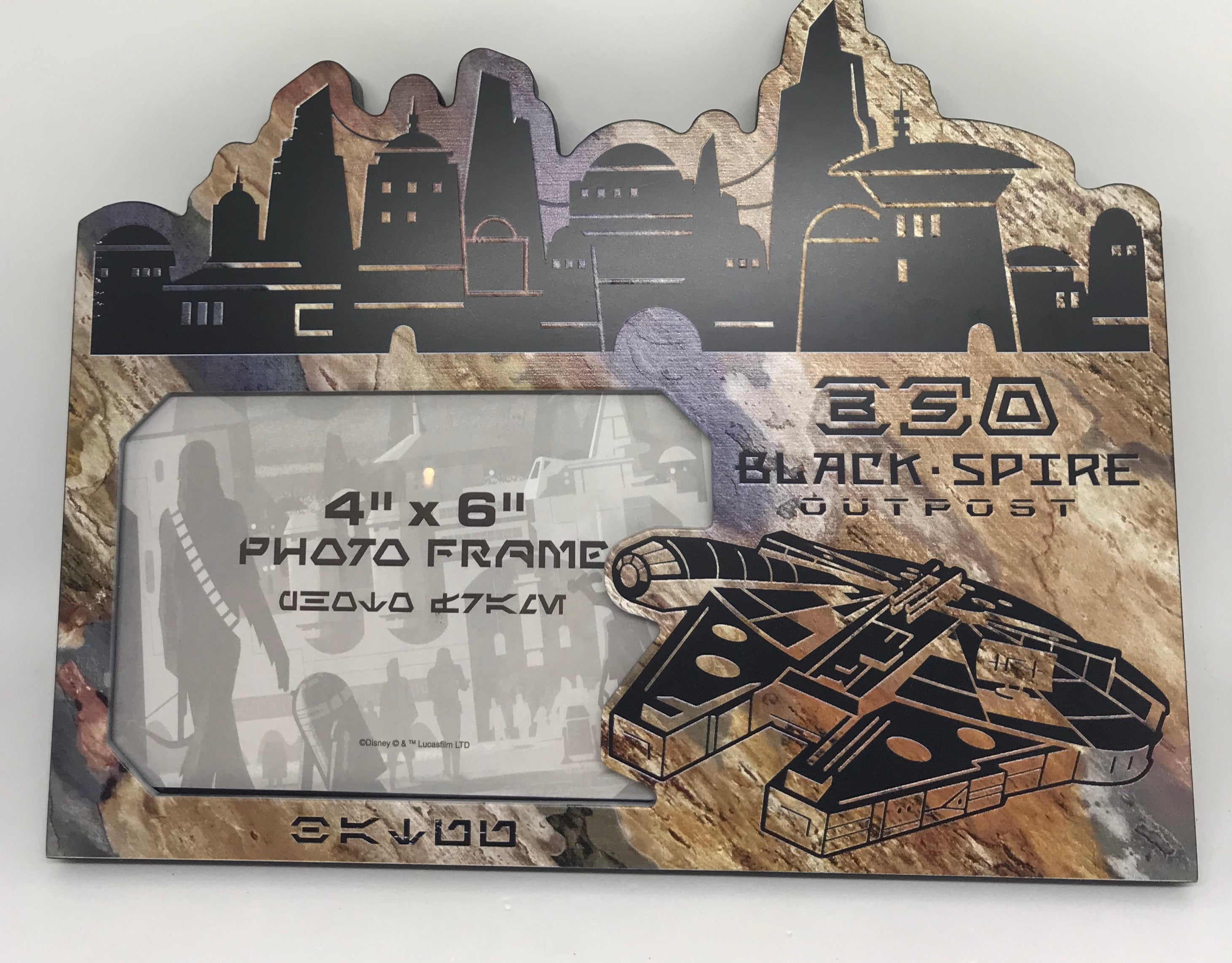 Disney Parks Star Wars Galaxy Edge Black Spire Outpost Photo Frame