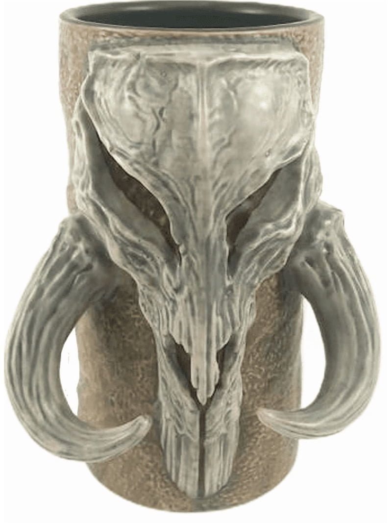 Galaxy’s Edge Mythosaur Skull Mug Cup Disney Parks Mandalorian Star Wars Ceramic Boba Fett Mythosaur
