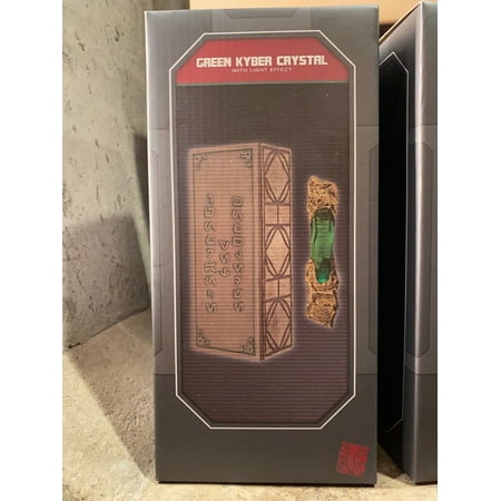 Disney Parks Star Wars Galaxy's Edge Green Kyber Crystal With Light Effect New