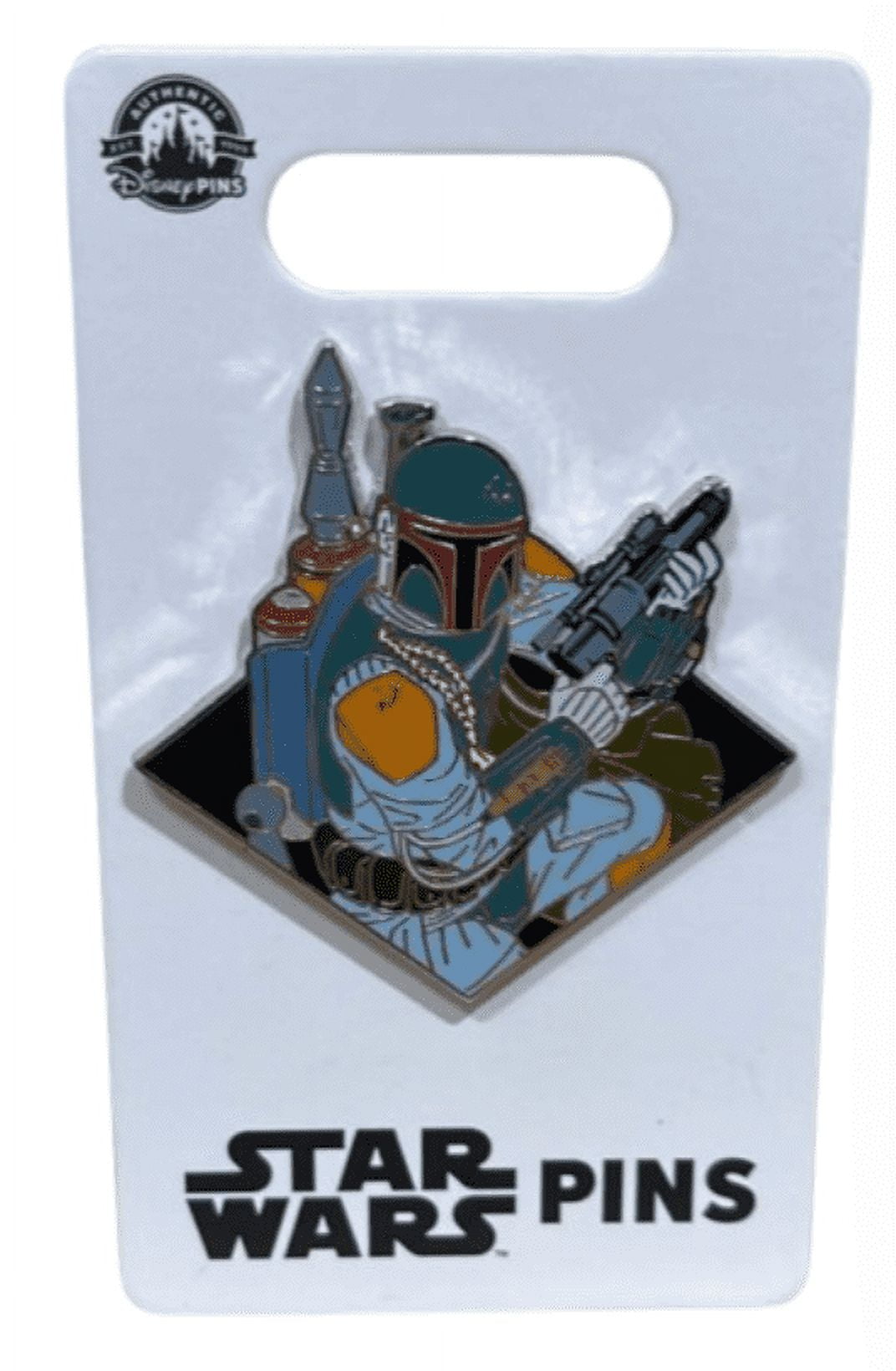 Disney Parks Star Wars Mandalorian Boba Fett Pin New with Card ...