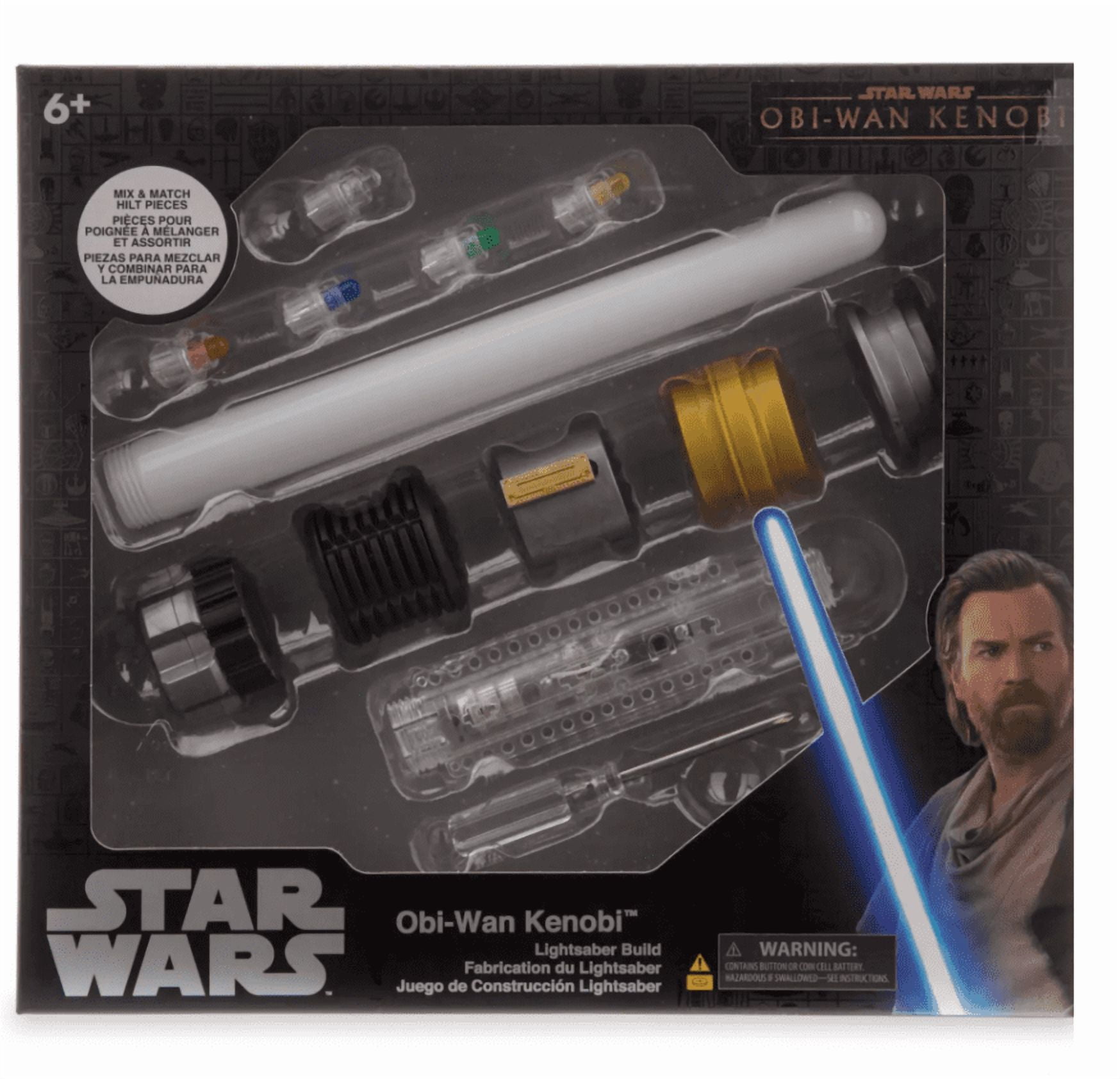 Disney Parks Star Wars Obi-Wan Kenobi Mini Buildable LIGHTSABER Toy with Box Action Figures