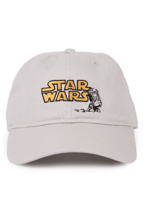 Parks Star Wars R2-D2 White Baseball Hat Cap New with Tag