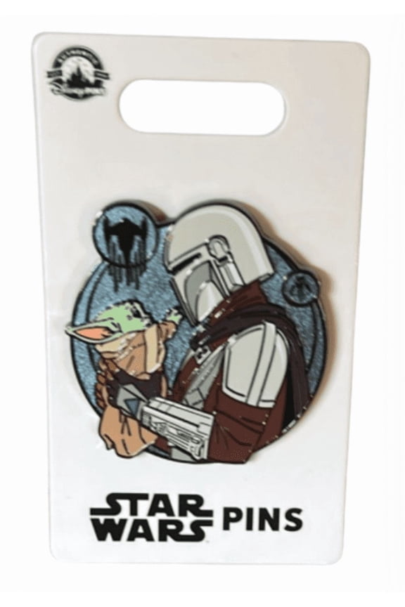 Star Wars: The Mandalorian - Grogu and Mando Pin New with Card