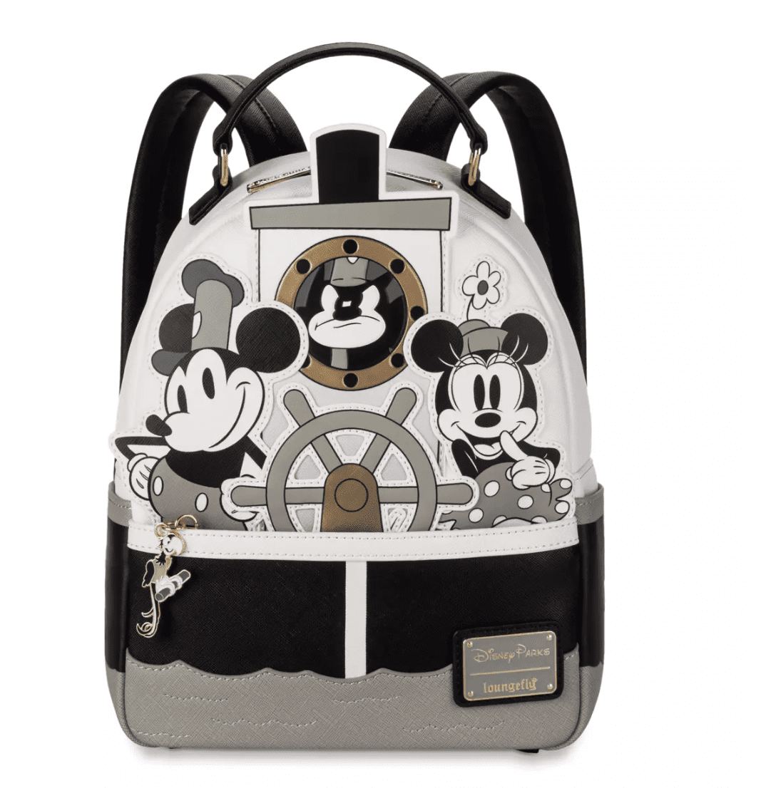 disney steamboat willie music cruise mini backpack Disney Parks Steamboat Willie Loungefly Mini Backpack New with Tag