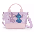 thumbnail image 1 of Disney Parks Stitch & Angel Mini Crossbody Tote Bag Pink New with Tag, 1 of 4