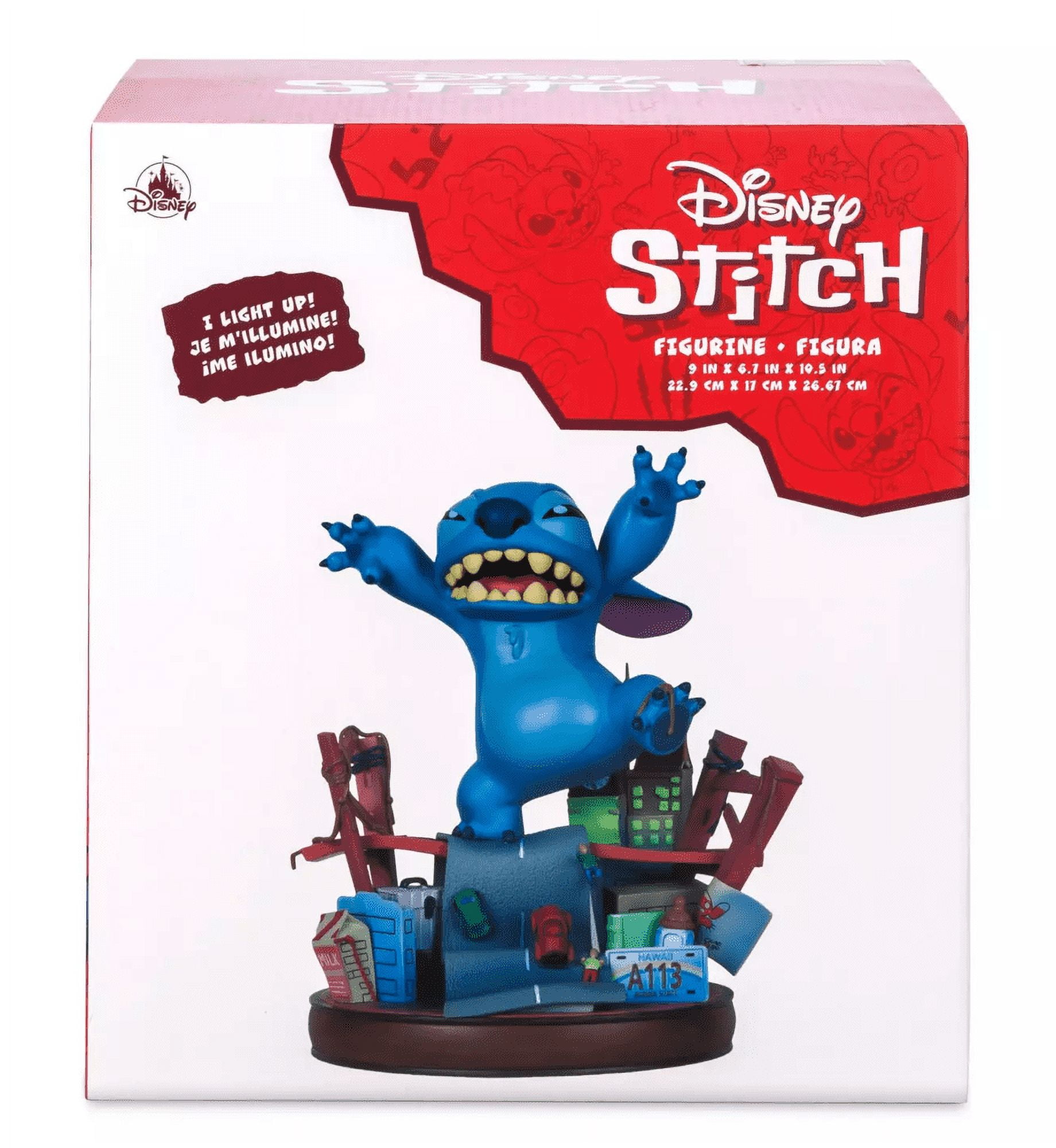 Disney Parks Stitch Light-Up Figurine, Lilo & Stitch New