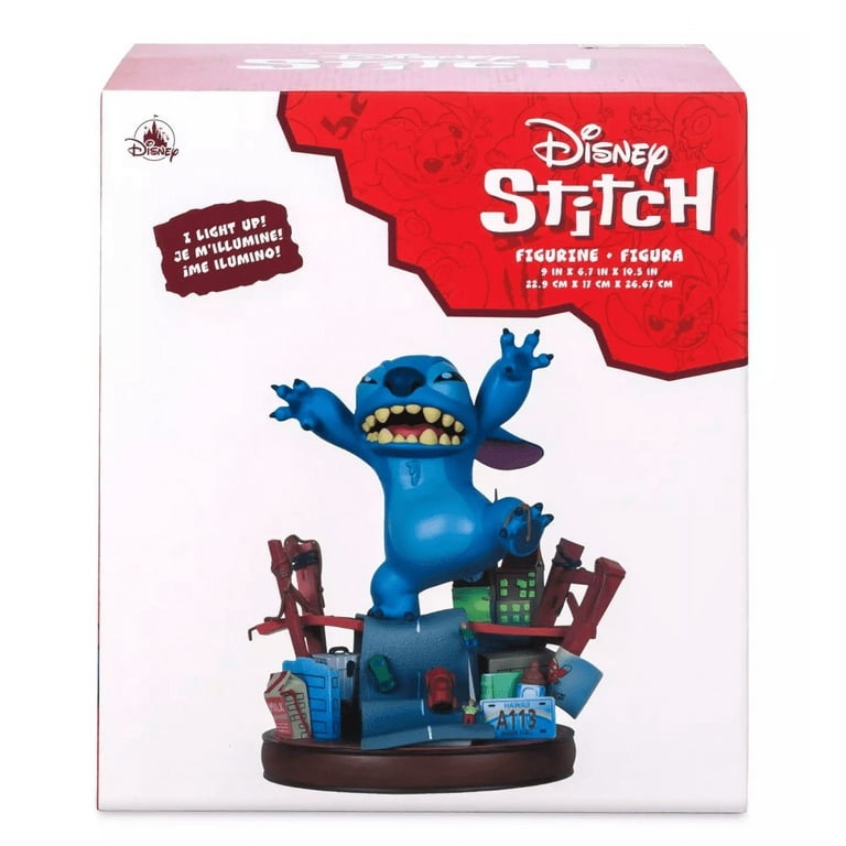 Disney Parks Stitch Light-Up Figurine, Lilo & Stitch New