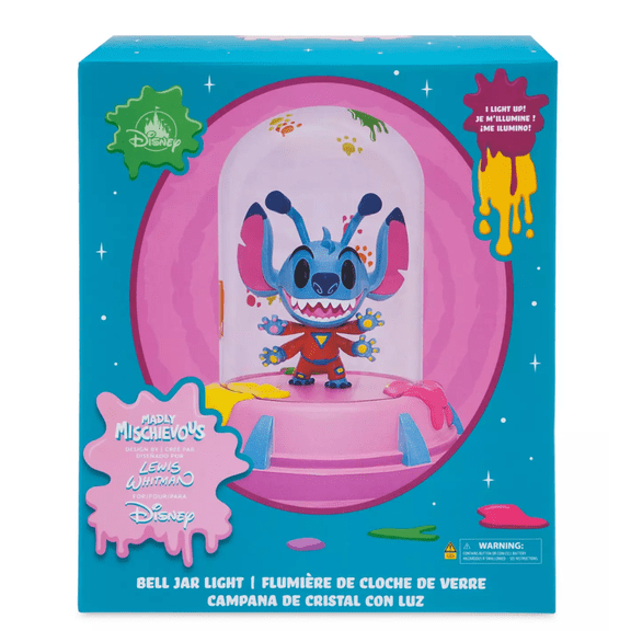 Disney Parks Stitch Madly Mischievous Light-Up Figure by Lewis Whitman New with Box