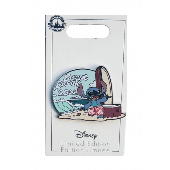 Disney Parks Stitch Spring Break 2022 Pin PB2B17