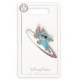 thumbnail image 1 of Disney Parks Stitch Surfer Pin New With Card, 1 of 3
