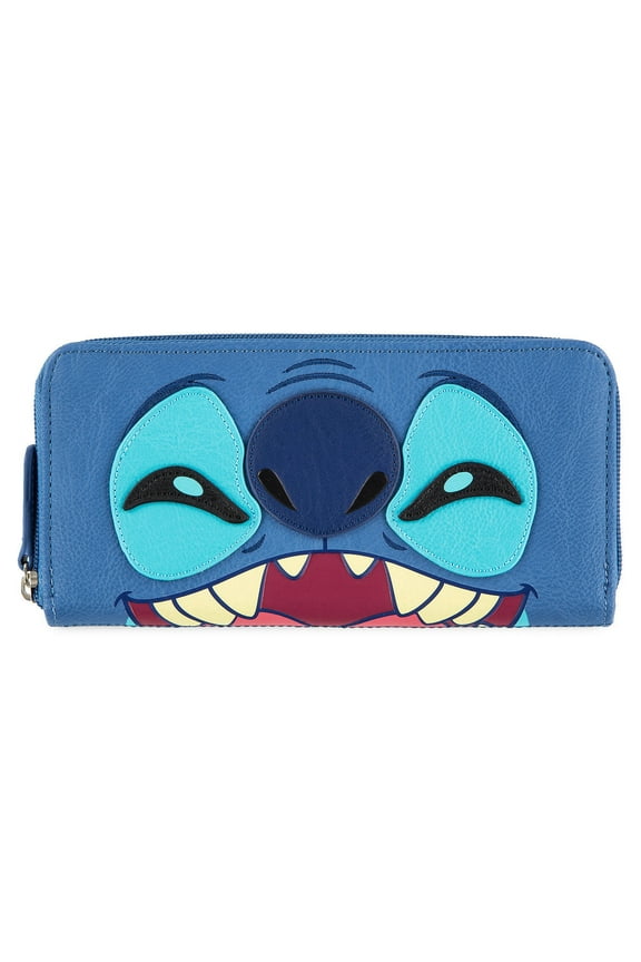 Disney Parks Stitch Zip-Around Wallet by Loungefly New with Tags