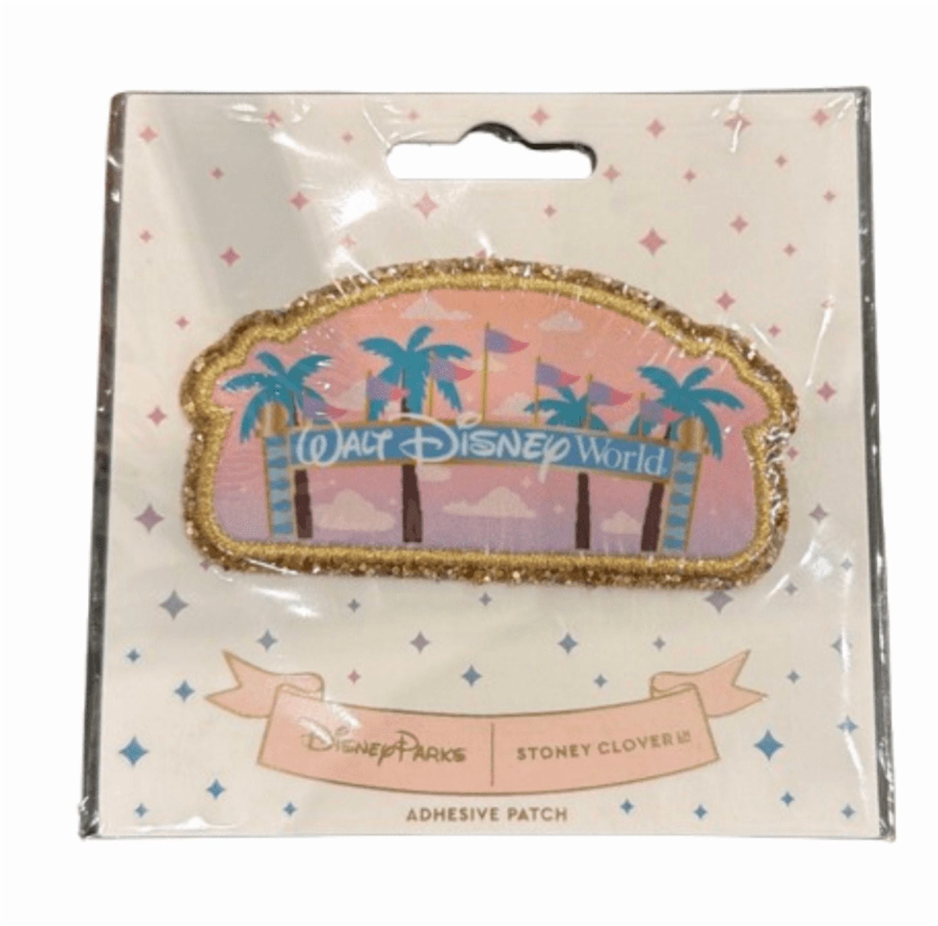 Disney Parks Stoney Clover Lane Adhesive Patch Walt Disney World Logo New W Tag