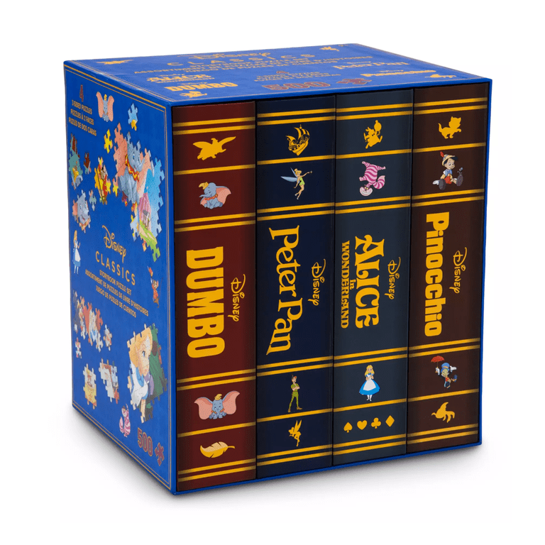 Disney Parks Storybook 4-Pack Peter Pan Alice Dumbo Pinocchio