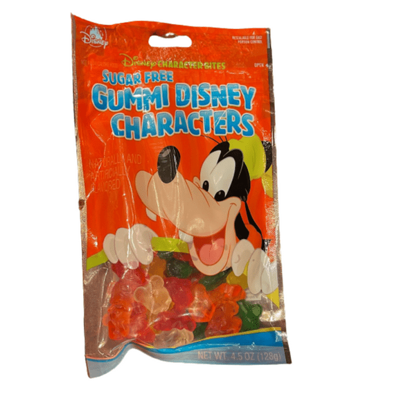 Disney Parks Sugar Free Gummi Disney Characters 4.5OZ New Sealed