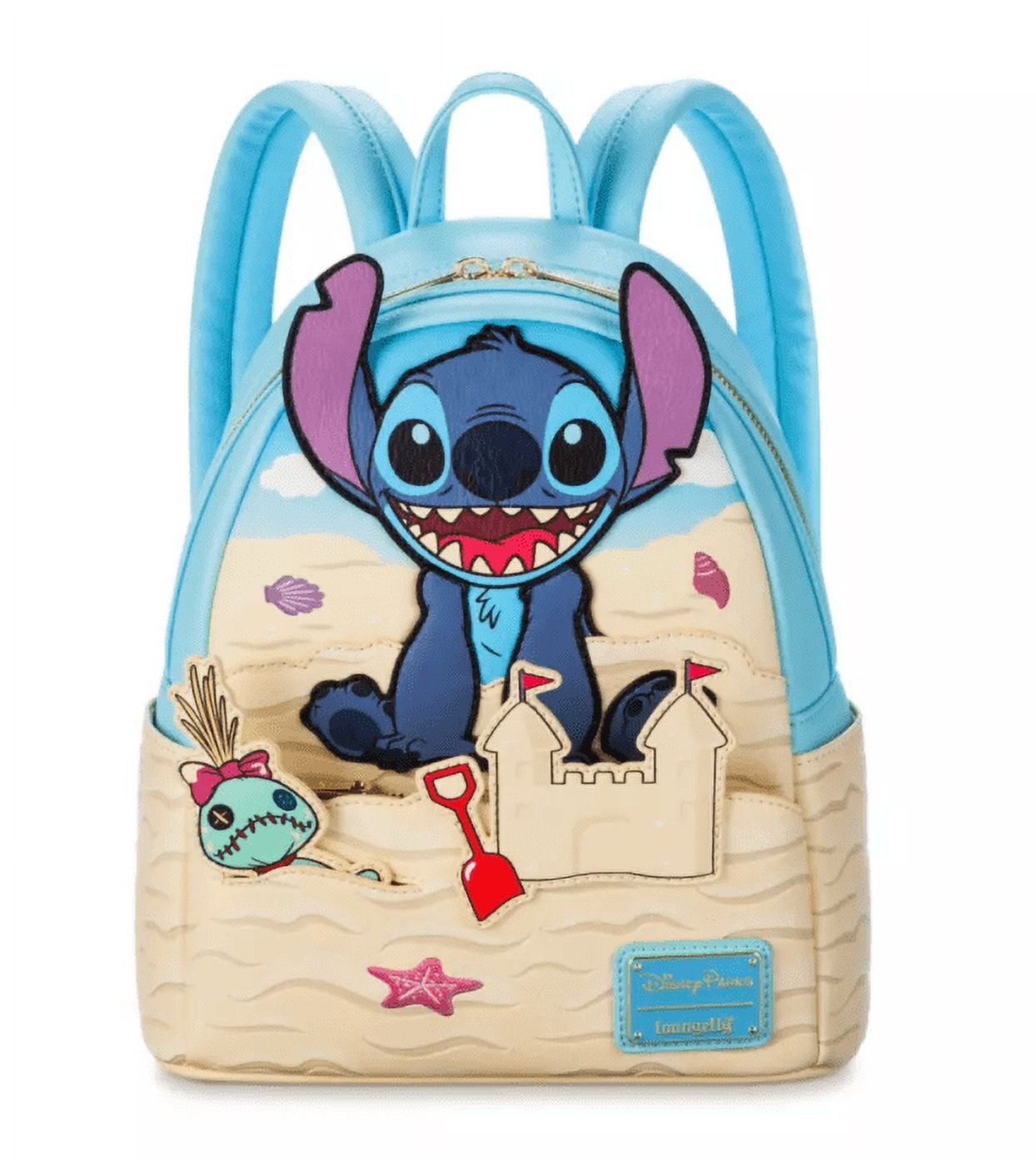 Disney Parks Summer Stitch Beach Sandcastle Loungefly Mini