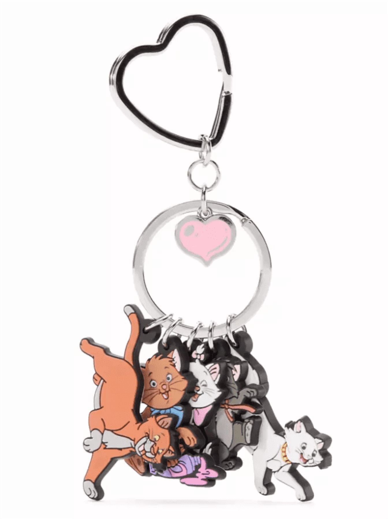 Disney Parks The Aristocats Marie and Pals Vinyl Keychain New with Tag
