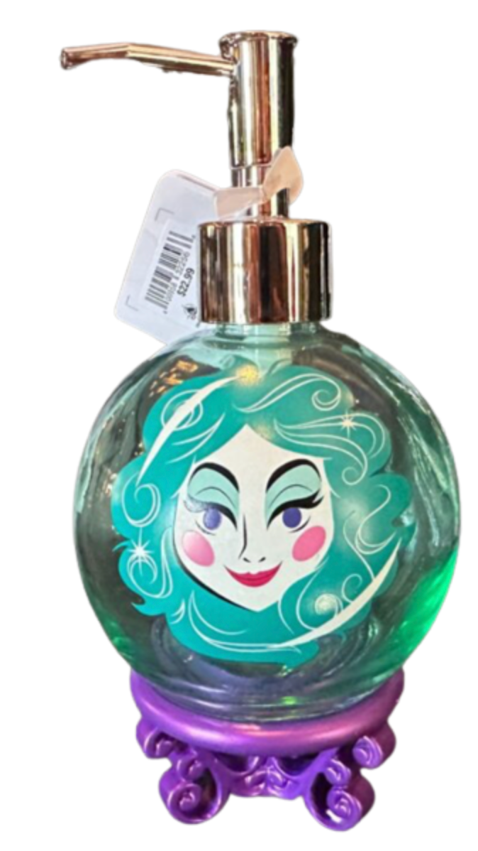 Disney Parks The Haunted Mansion Madame Leota Glass Soap Dispenser