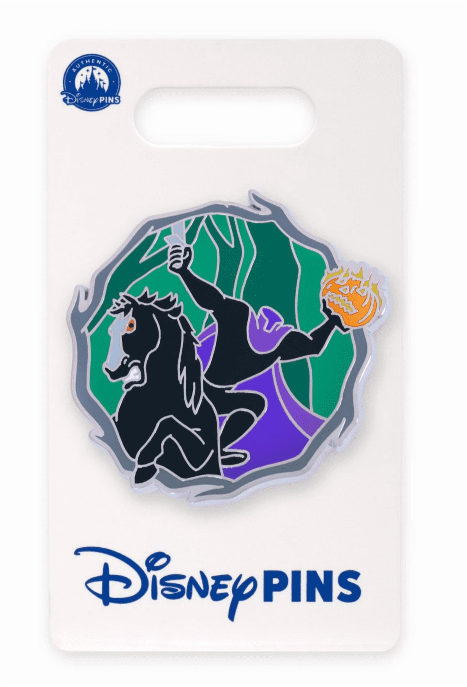 Disney Parks The Headless Horseman Villains Ichabod Mr. Toad Pin New ...