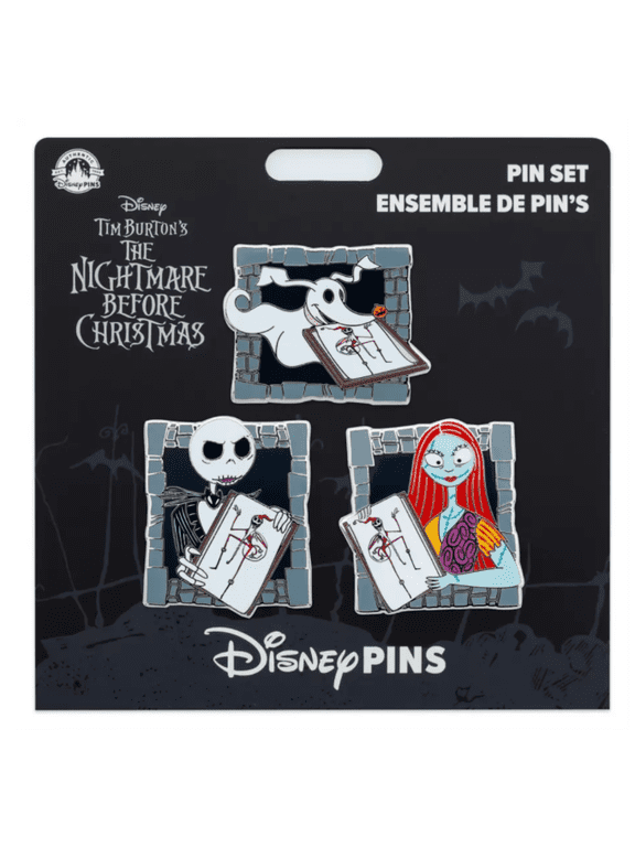 Parks The Nightmare Before Christmas Jack Sally Zero Pin Set New With Tag
