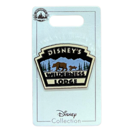 Disney Parks The Wilderness Lodge Resort Pin New With Card